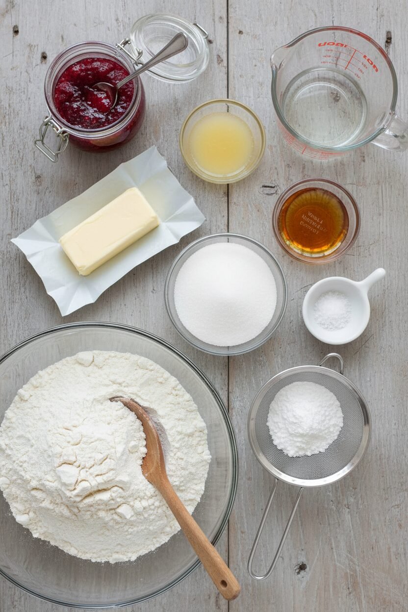 Crimson Holiday Spirals