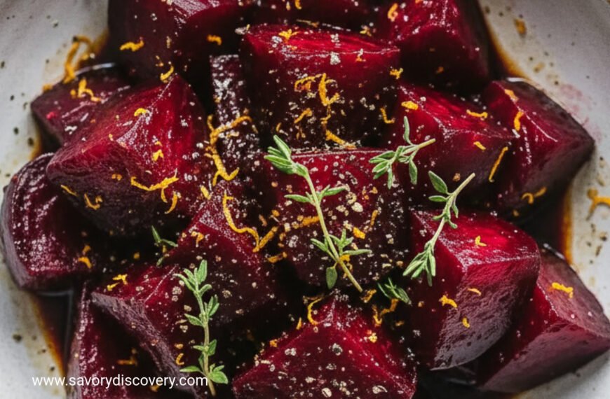 Crimson Roasted Beets with Festive Glaze