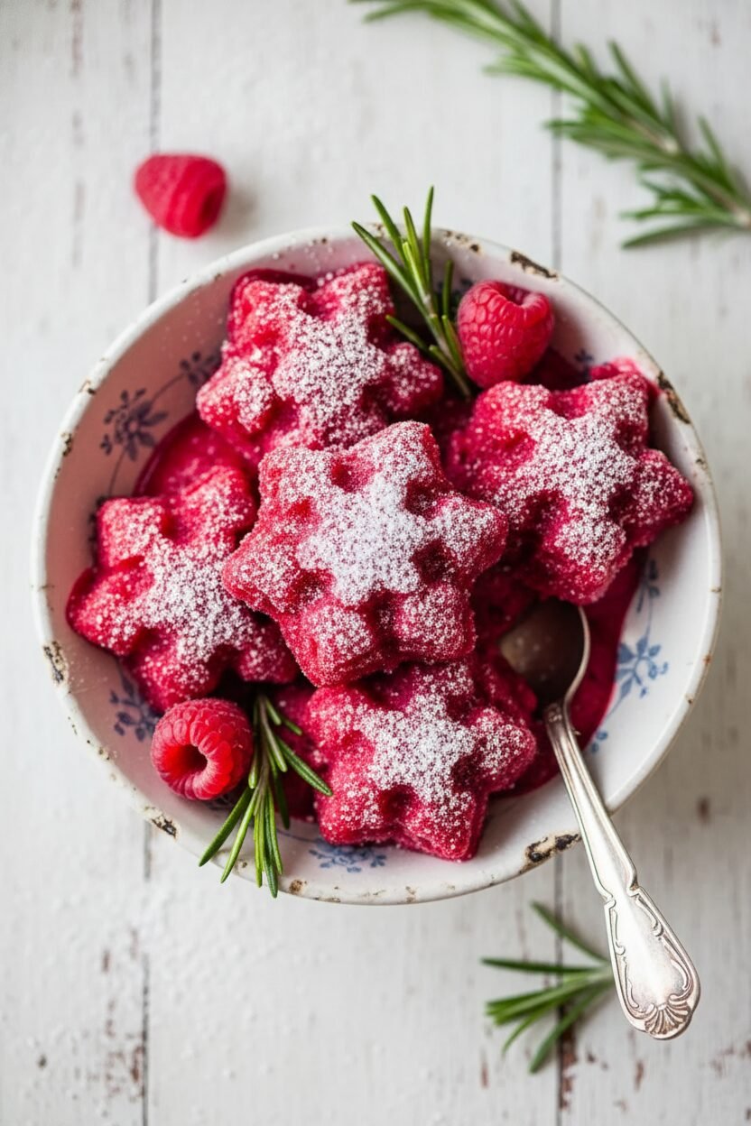 Crimson Snowflake Sorbet Noel