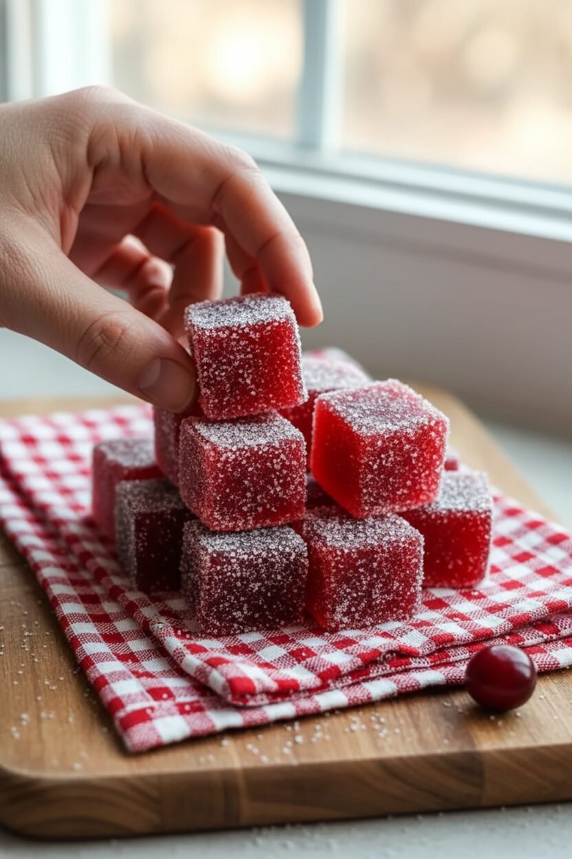 Crimson Yuletide Jelly Drops