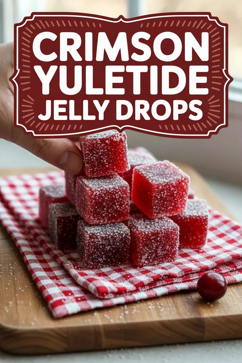 Crimson Yuletide Jelly Drops