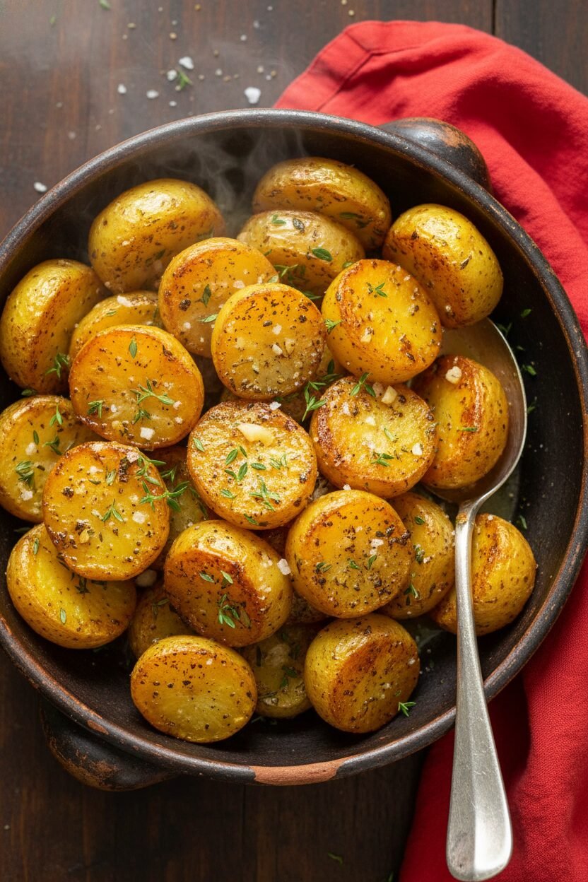 Crispy Buttery Roasted Christmas Potatoes