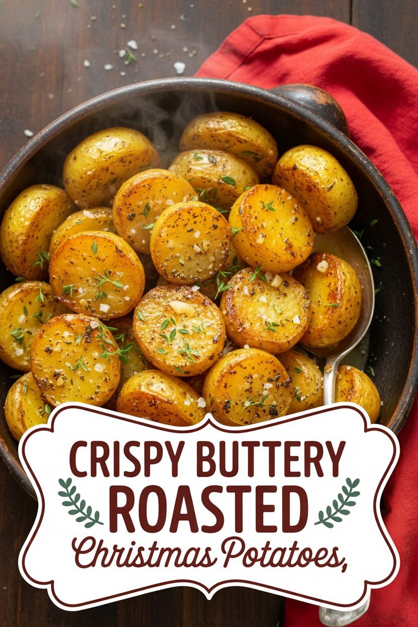 Crispy Buttery Roasted Christmas Potatoes