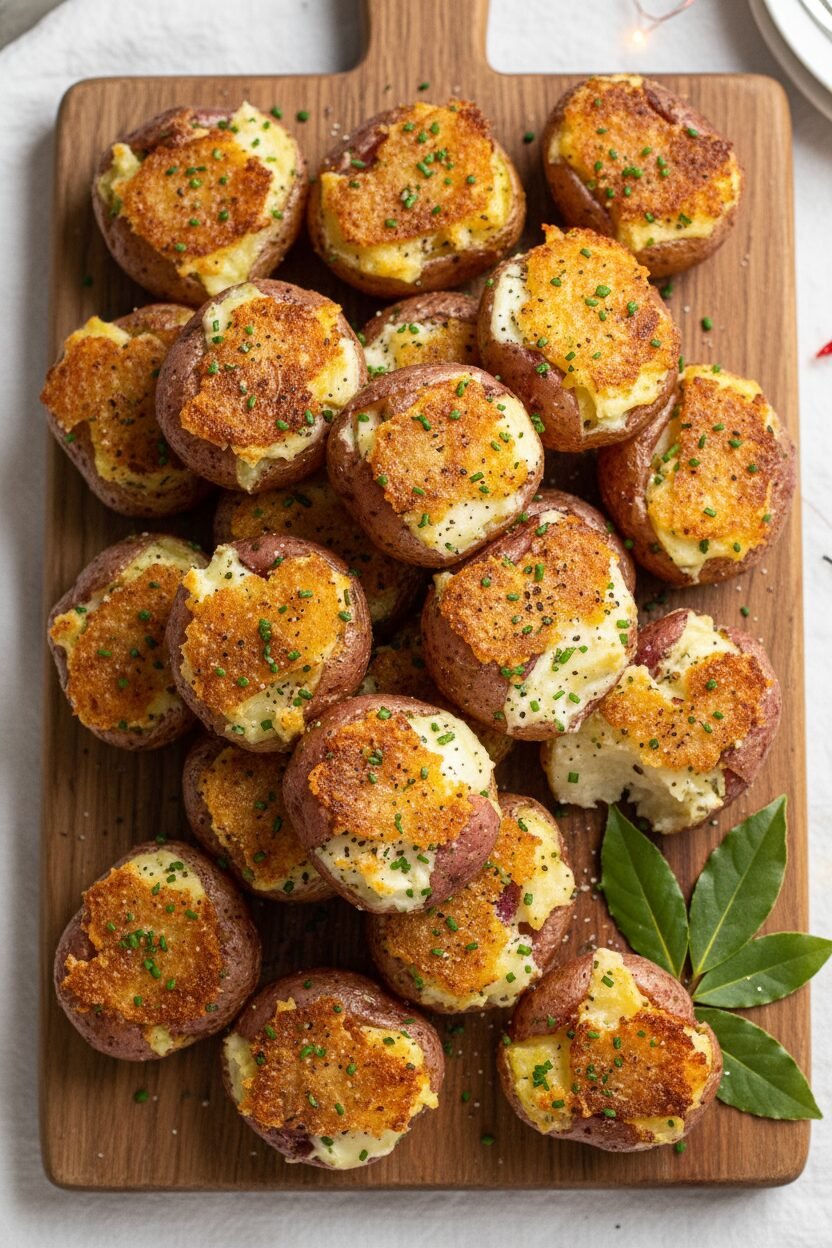 Crispy Christmas Potato Crush