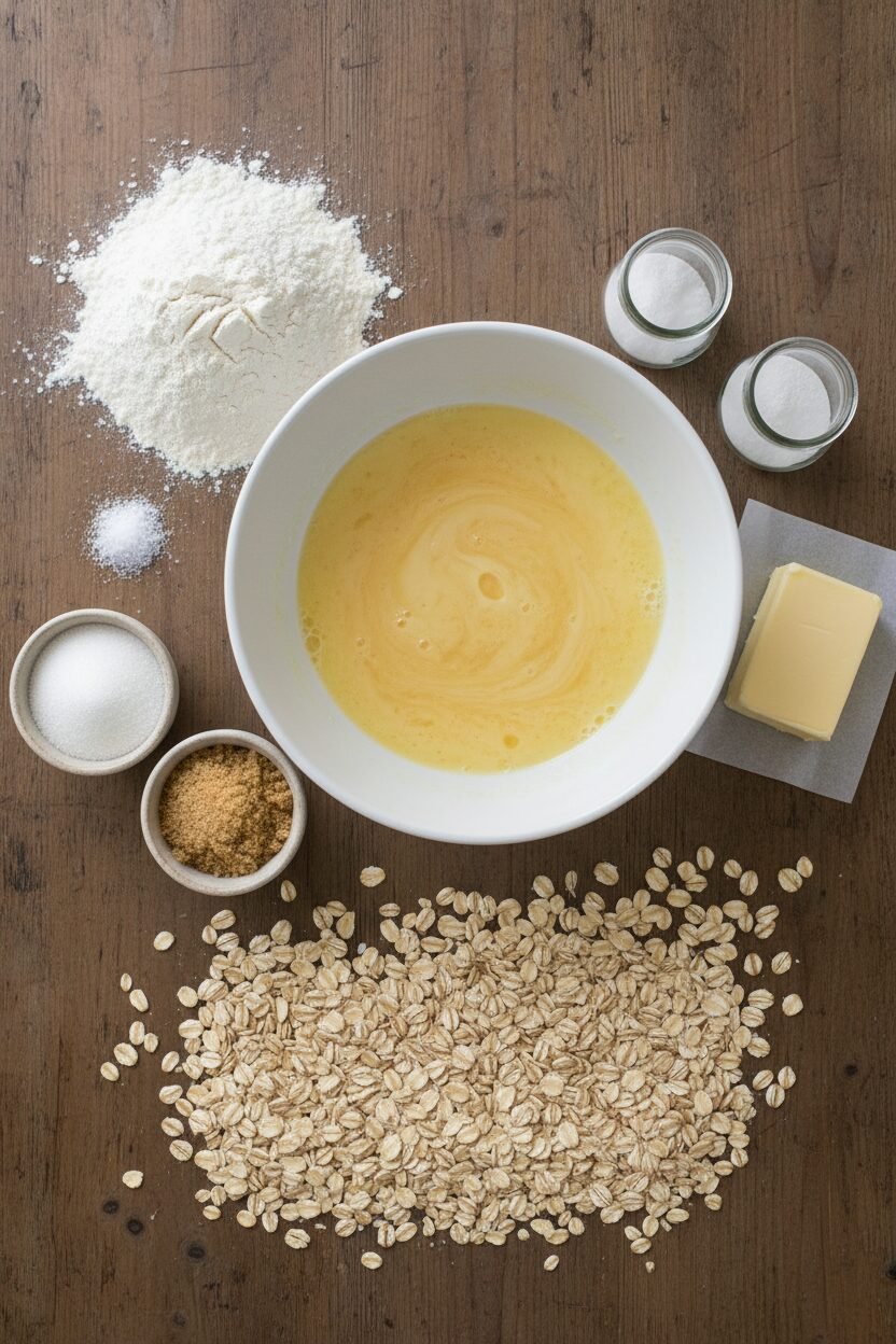 Crispy Oatmeal Christmas Wafers