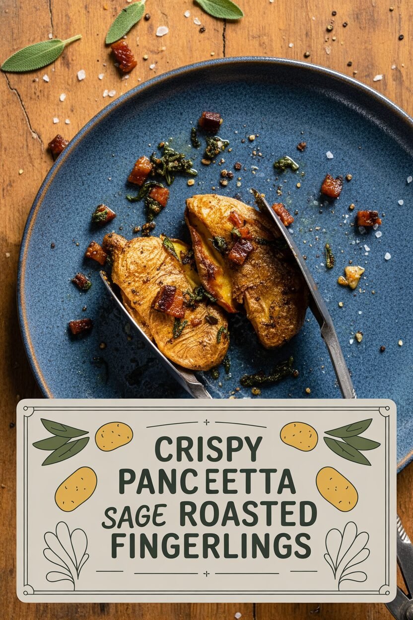 Crispy Pancetta and Sage Roasted Fingerlings