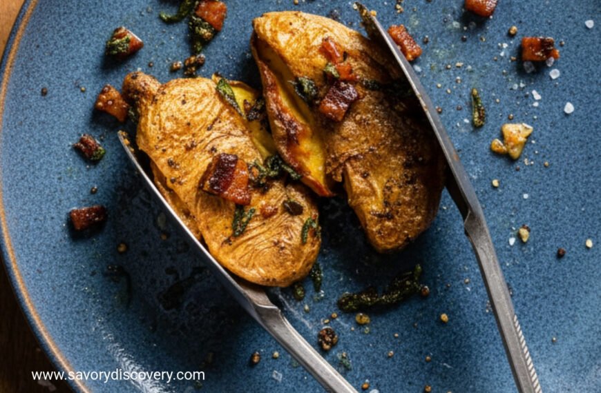 Crispy Pancetta and Sage Roasted Fingerlings