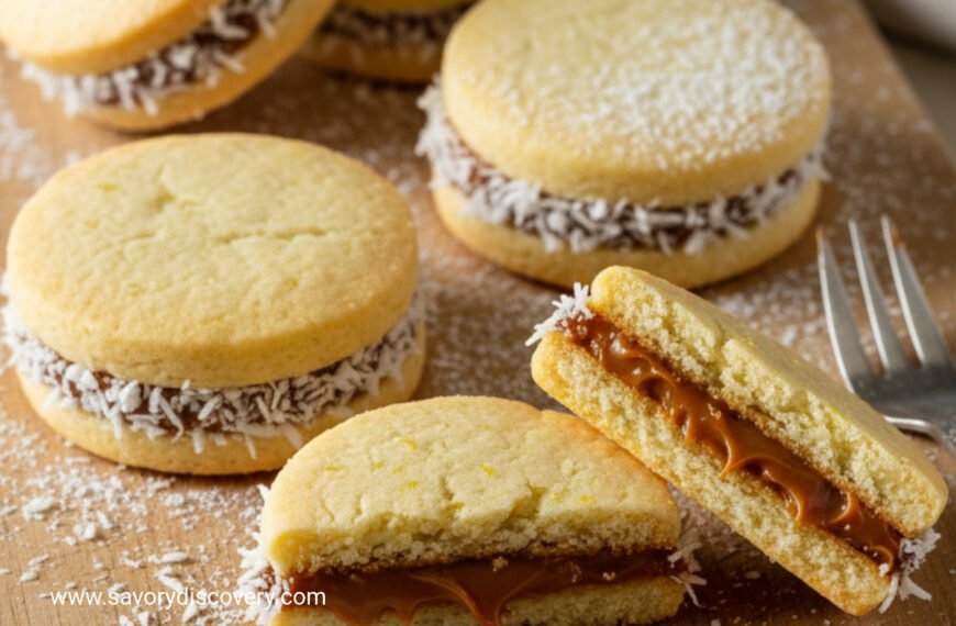 Dulce de Leche Snowdrift Sandwich Cookies