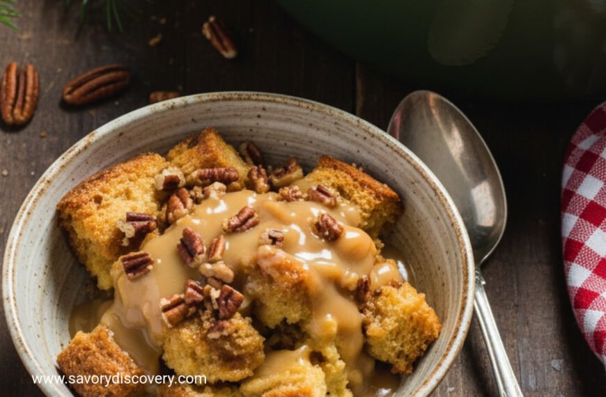 Dutch Oven Bourbon Pecan Christmas Pudding