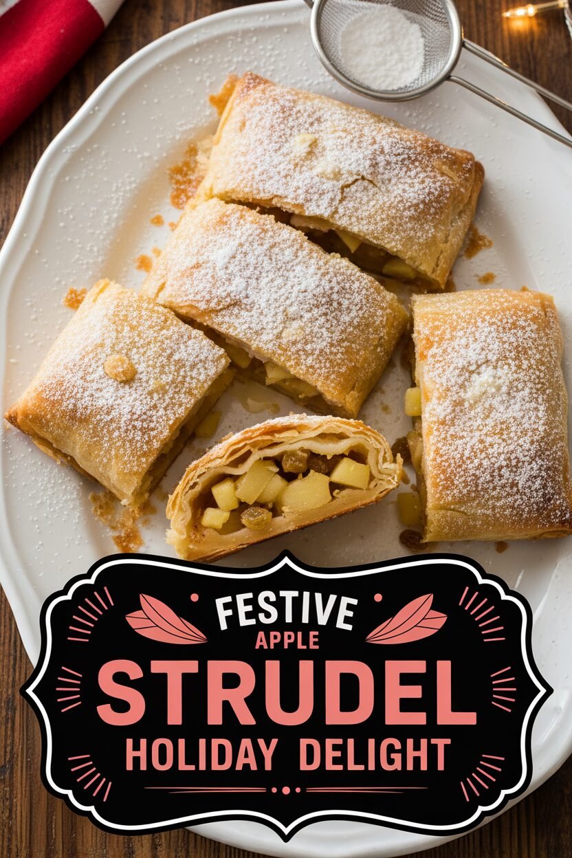 Festive Apple Strudel Holiday Delight
