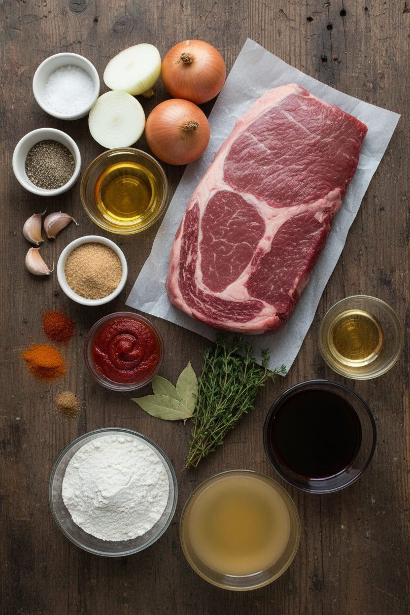 Festive Braised Brisket with Onion Confit