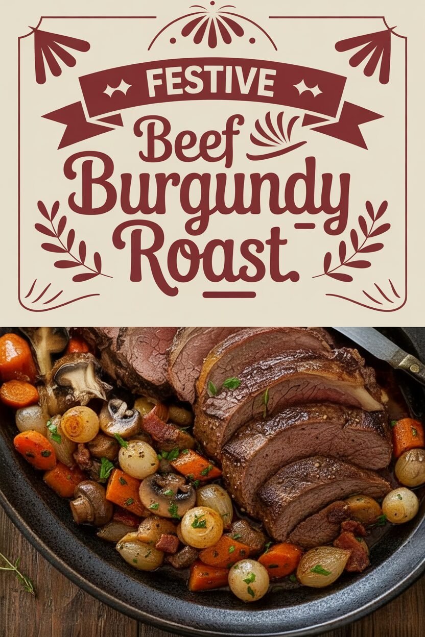 Festive Burgundy Beef Roast