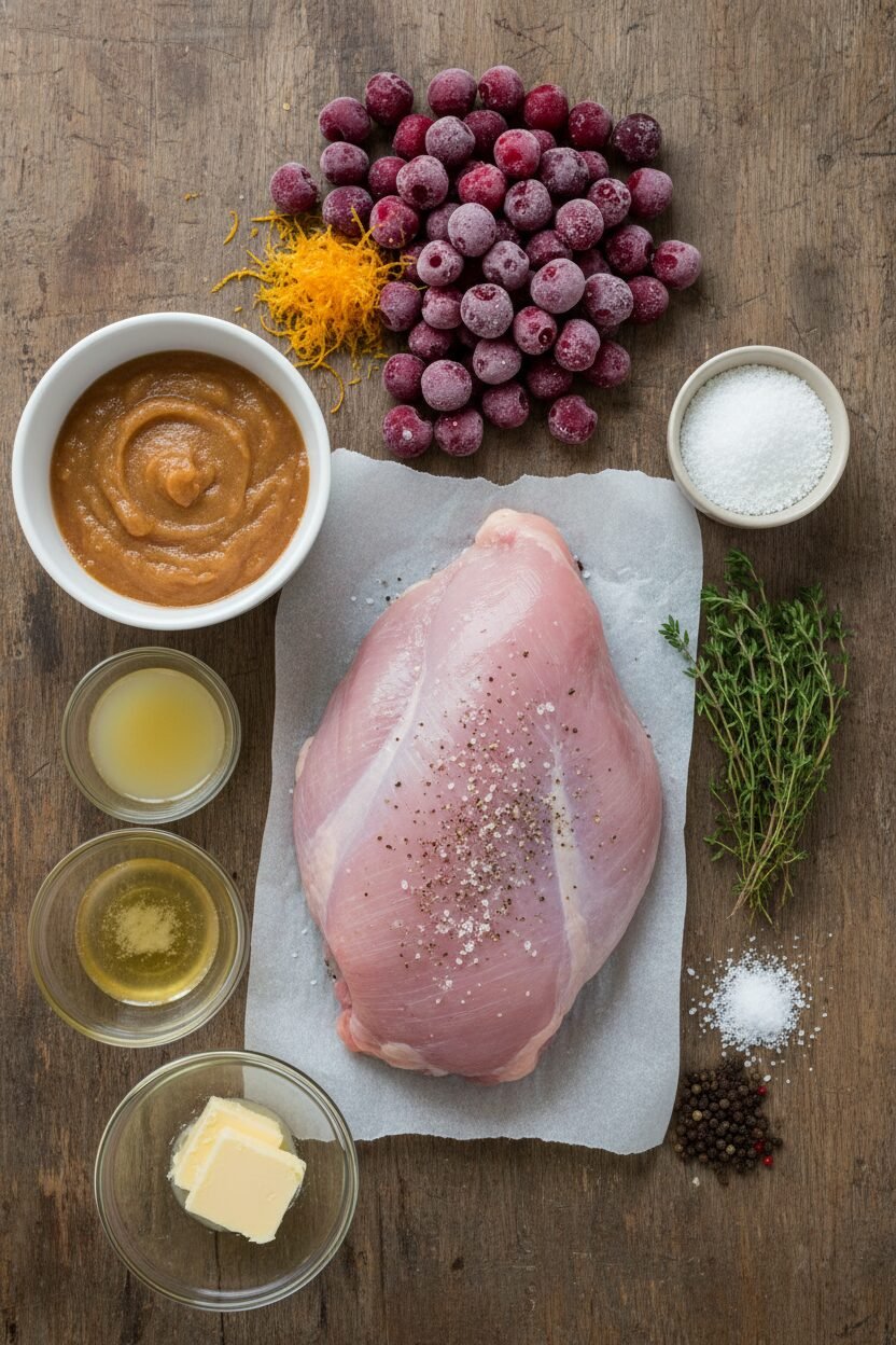 Festive Cherry Orange Turkey Breast