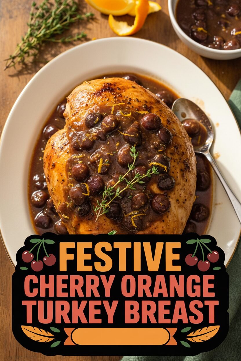 Festive Cherry Orange Turkey Breast