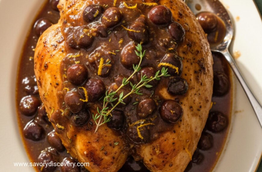 Festive Cherry Orange Turkey Breast