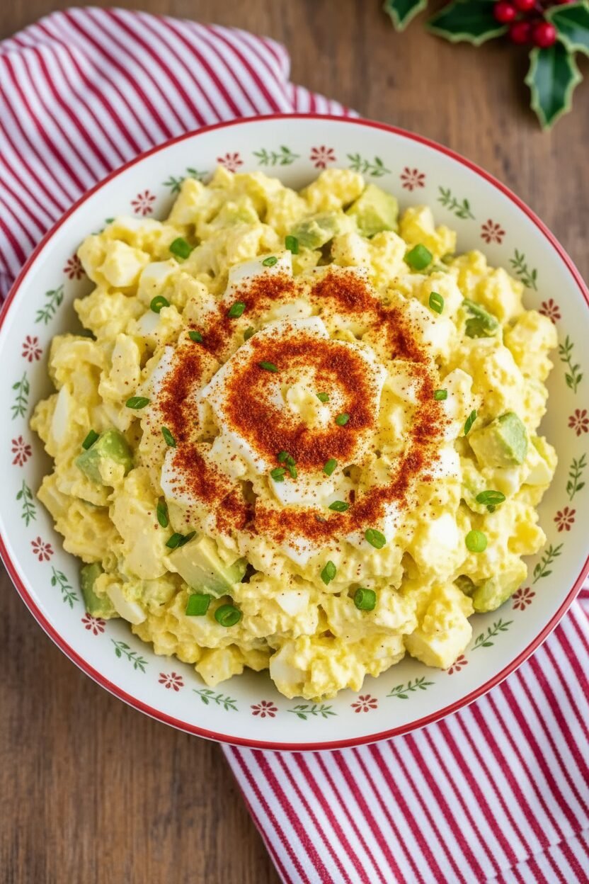 Festive Four-Ingredient Eggnog Salad