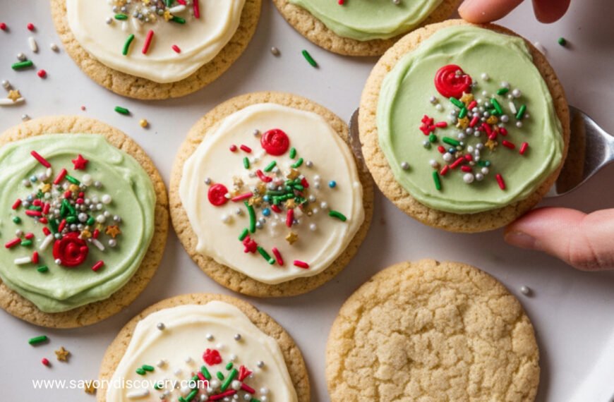 Festive Frosted Toaster Oven Cookies