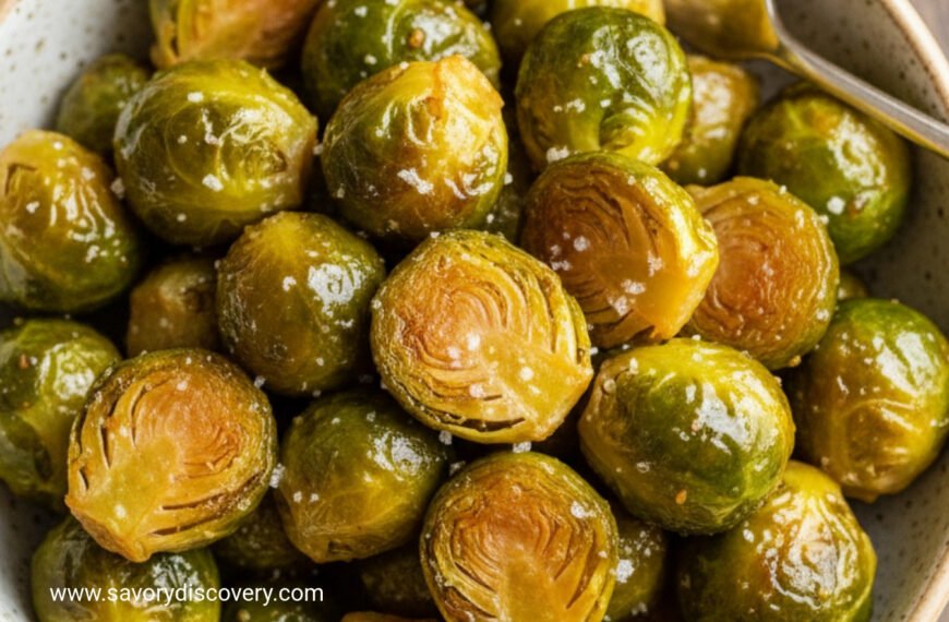 Festive Glazed Brussels Sprouts