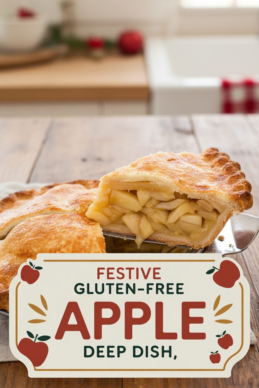 Festive Gluten-Free Apple Deep Dish