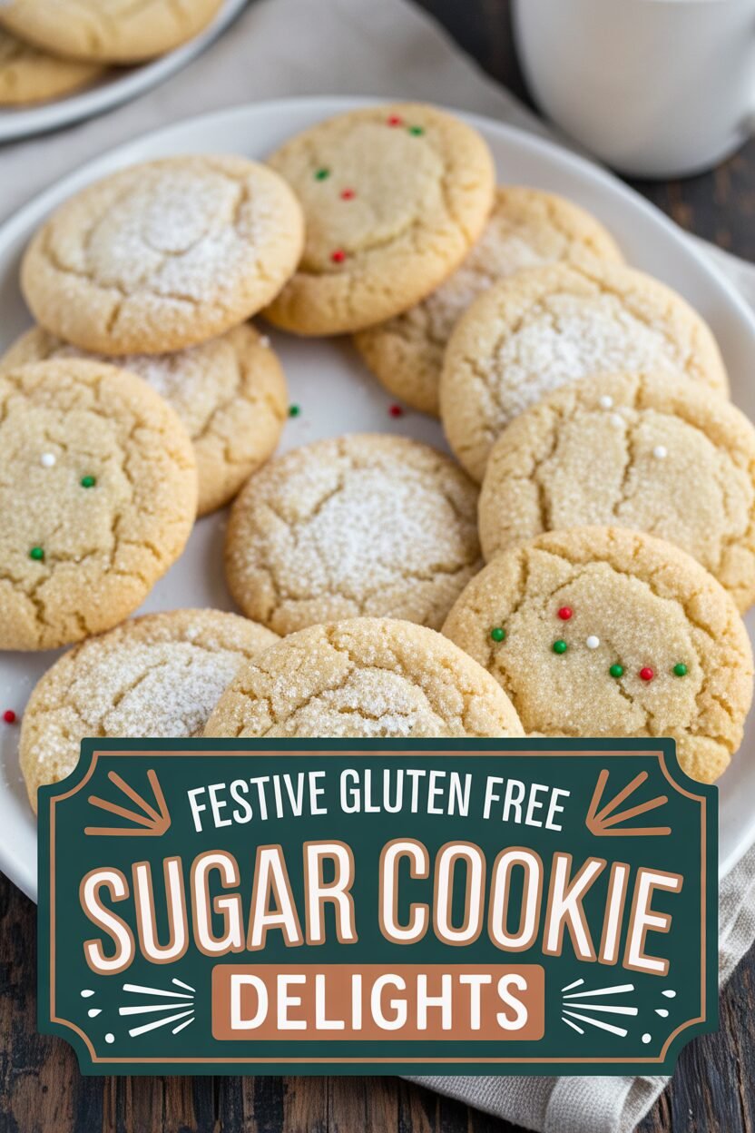 Festive Gluten Free Sugar Cookie Delights