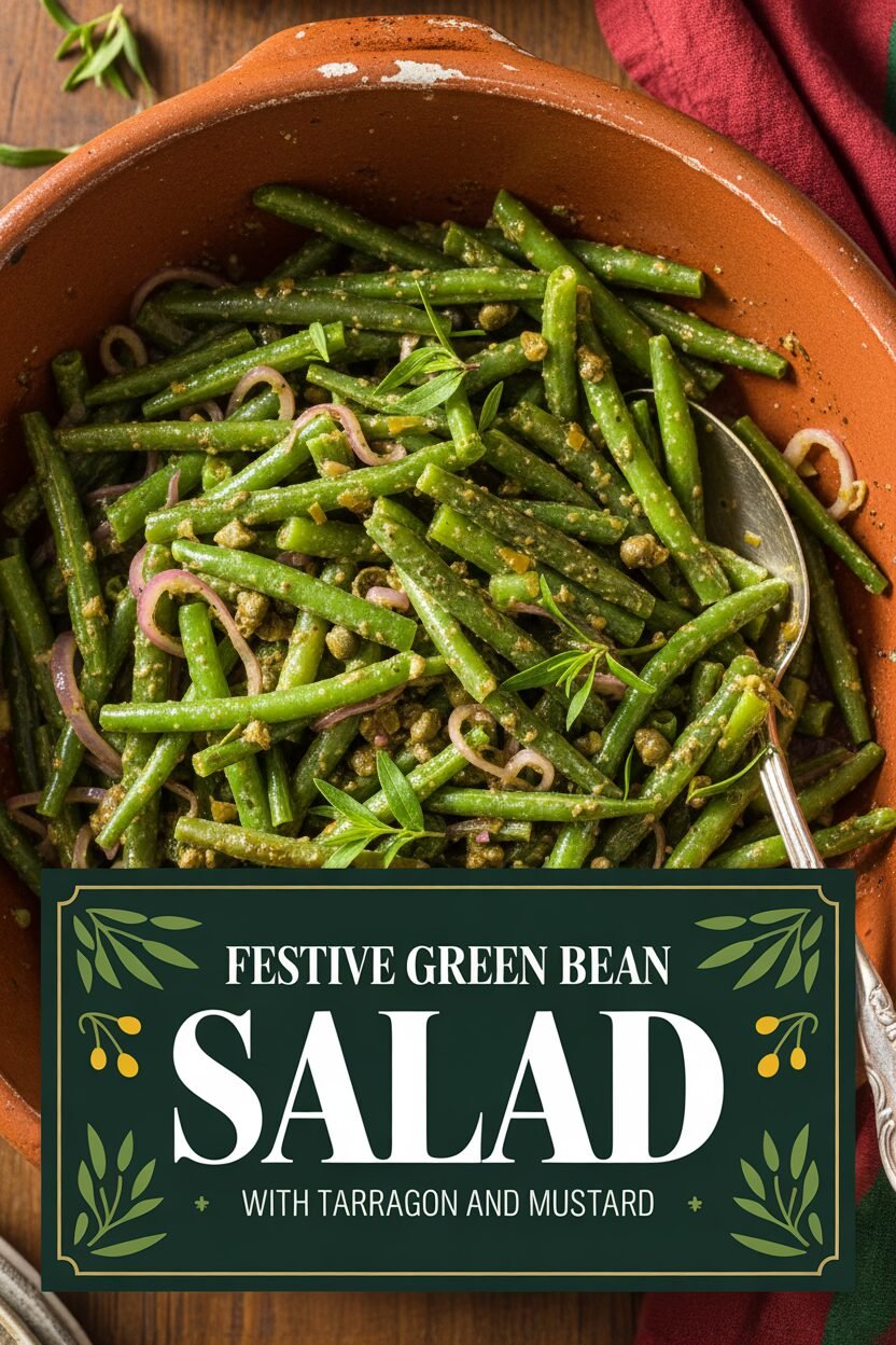 Festive Green Bean Salad with Tarragon and Mustard
