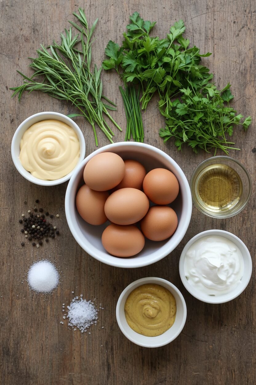 Festive Herb and Spice Deviled Eggs