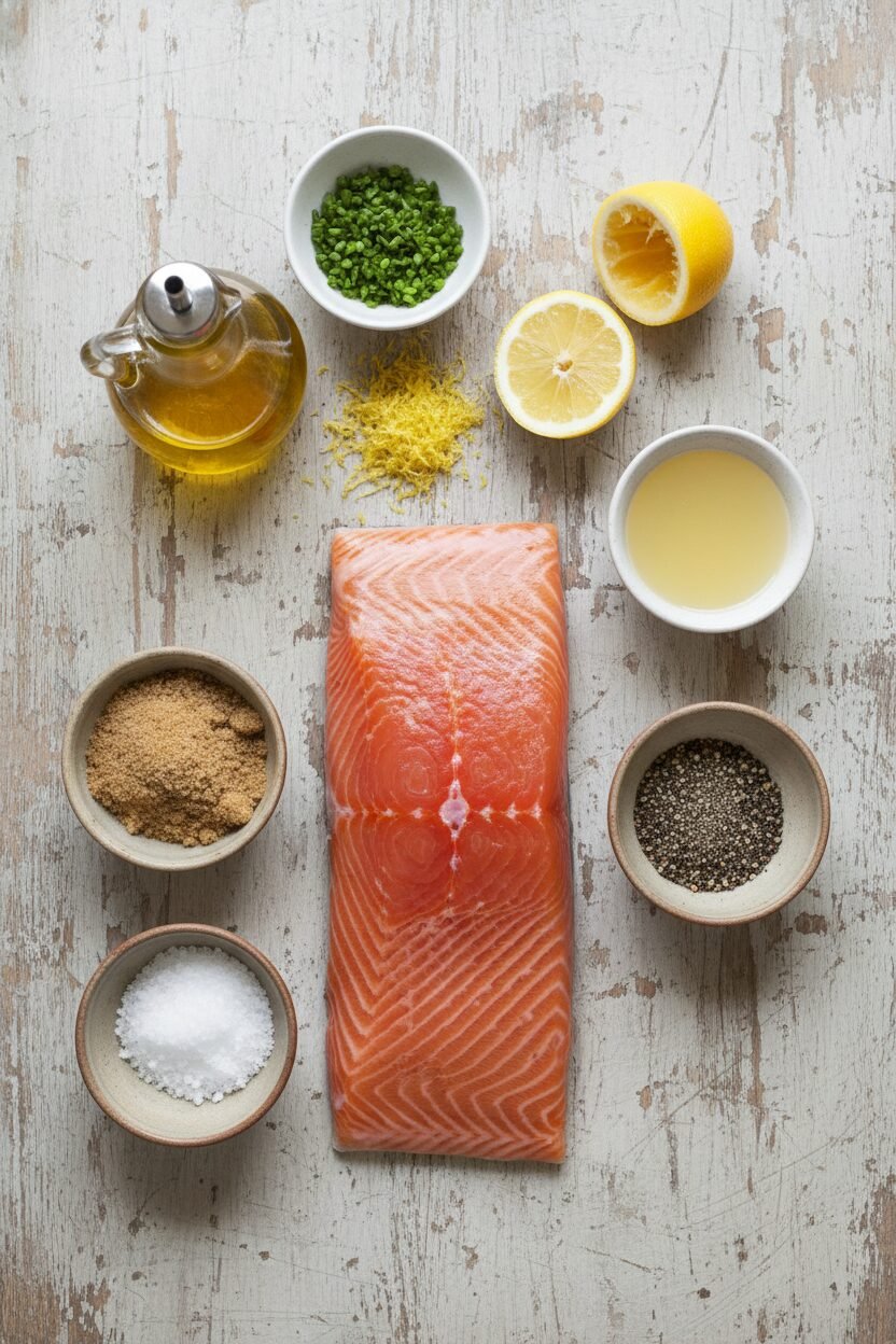 Festive Lemon and Chive Roasted Salmon