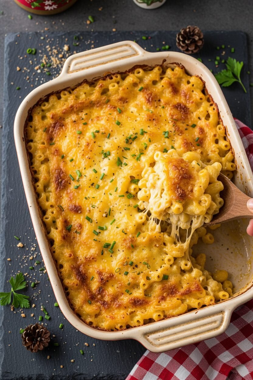 Festive Mac and Cheese Bake