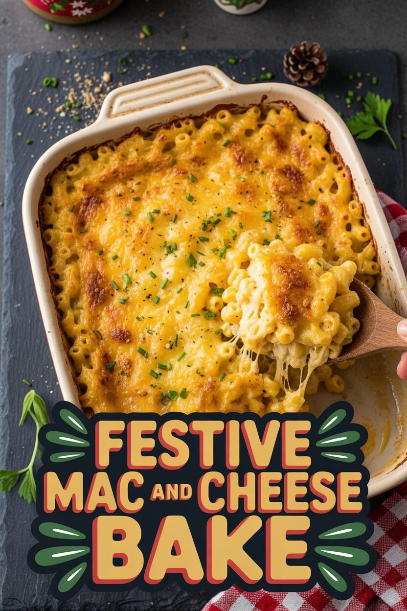 Festive Mac and Cheese Bake