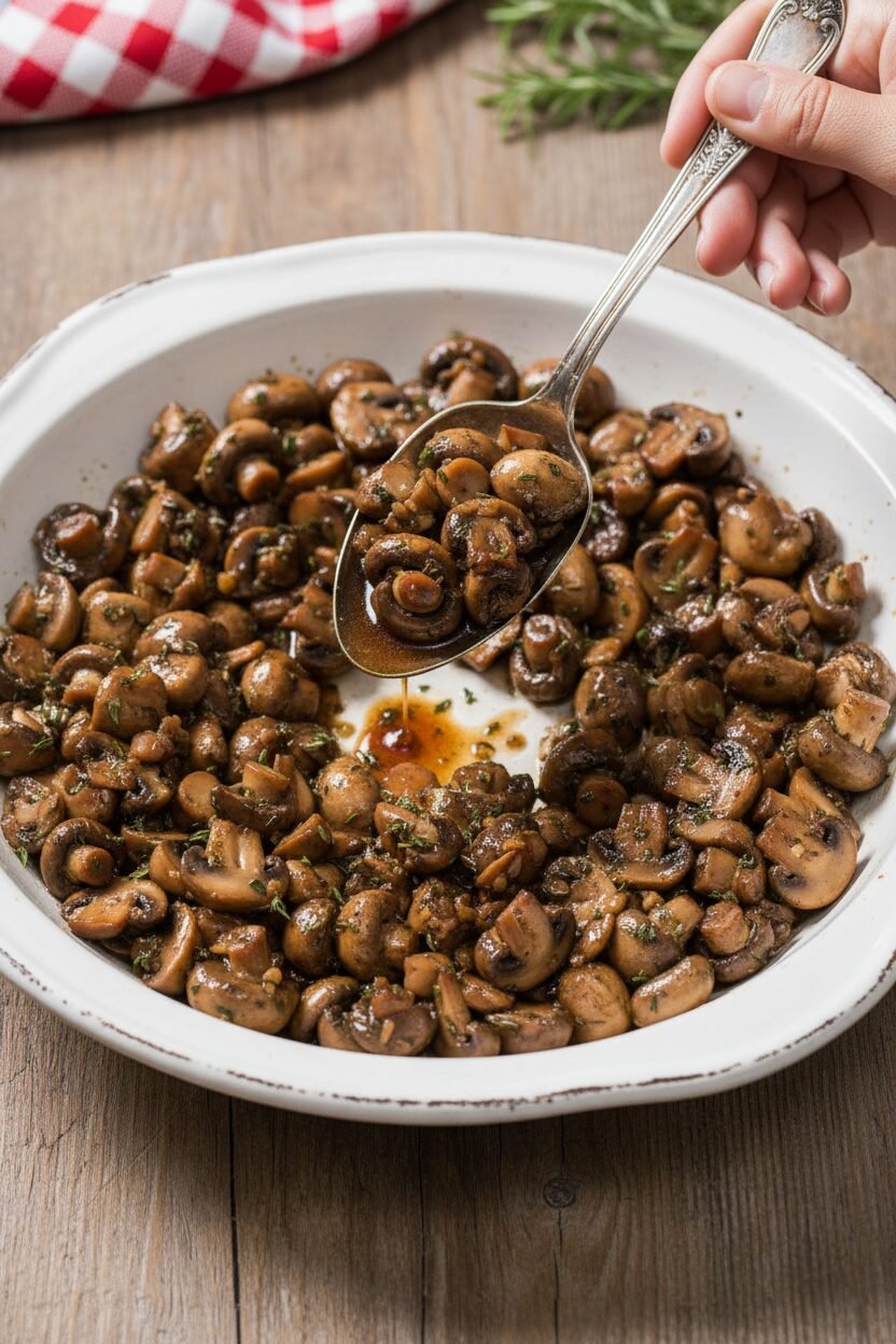 Festive Mushrooms with Shallot and Thyme