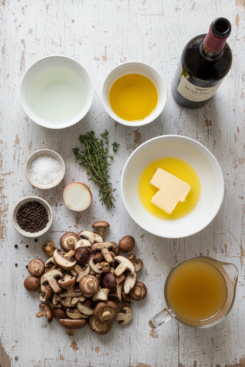 Festive Mushrooms with Shallot and Thyme