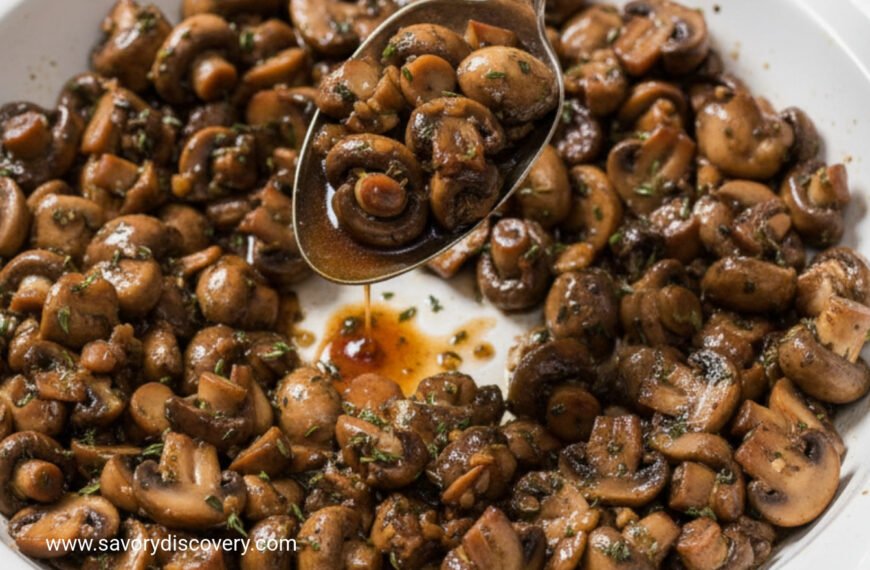 Festive Mushrooms with Shallot and Thyme