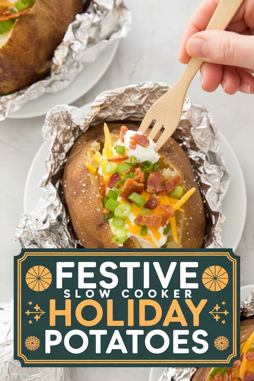 Festive Slow Cooker Holiday Potatoes