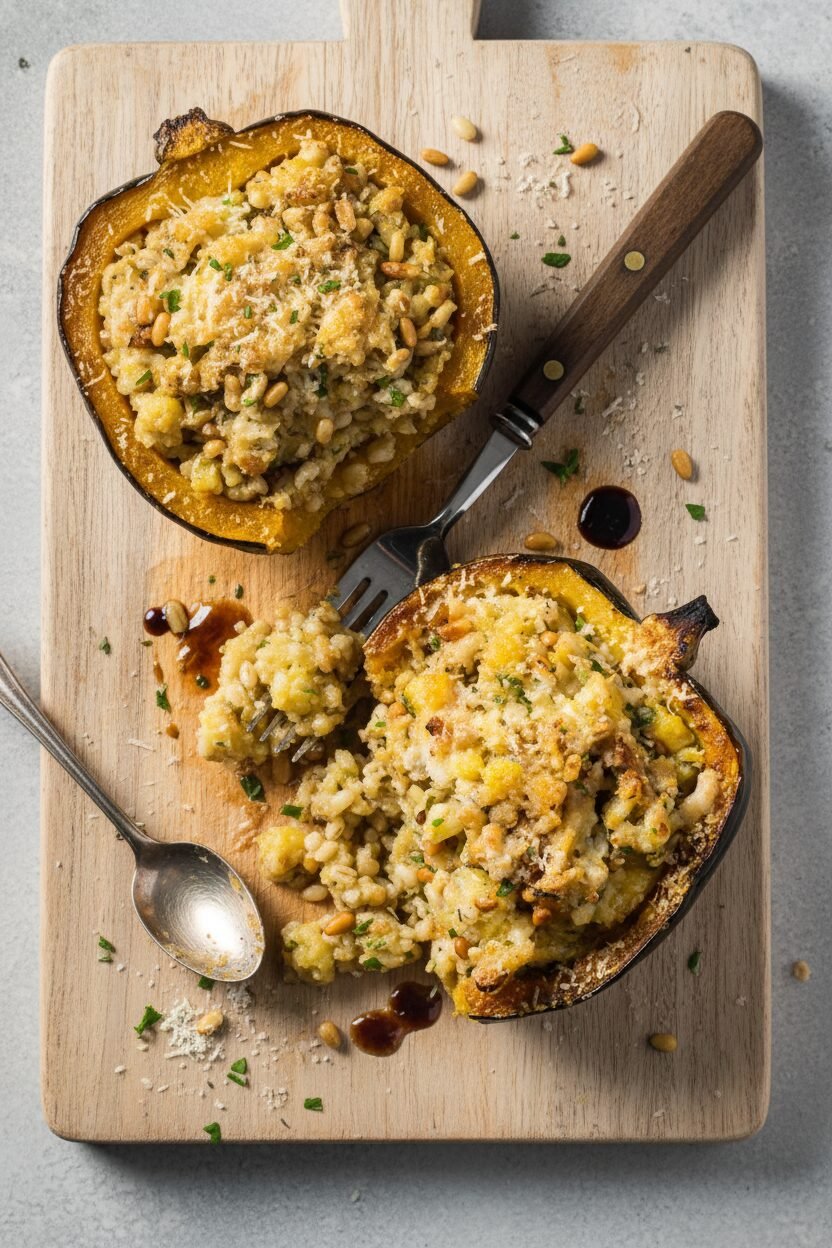 Festive Stuffed Squash for Two