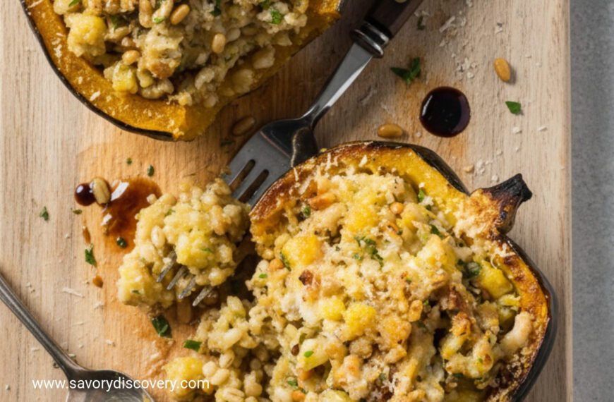 Festive Stuffed Squash for Two