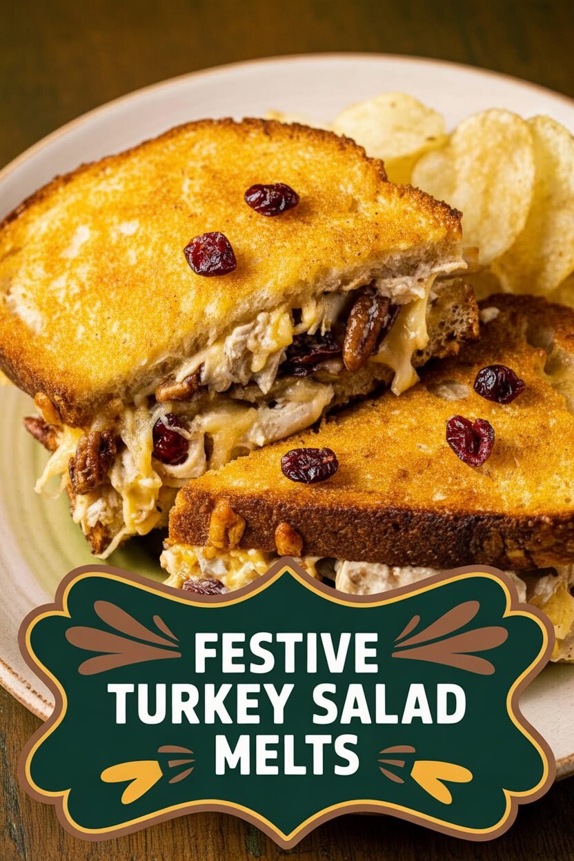 Festive Turkey Salad Melts