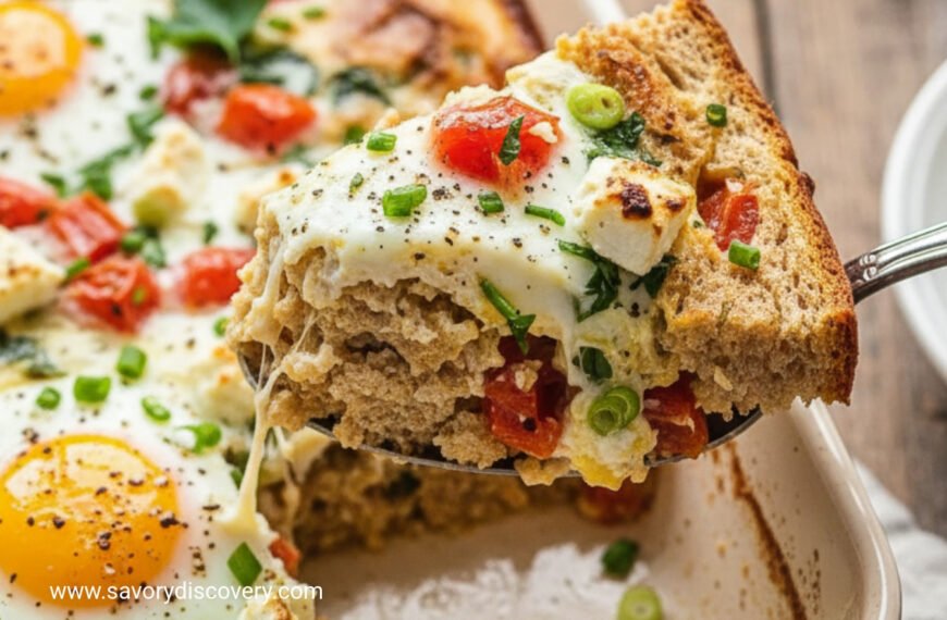 Feta and Egg Yuletide Bake