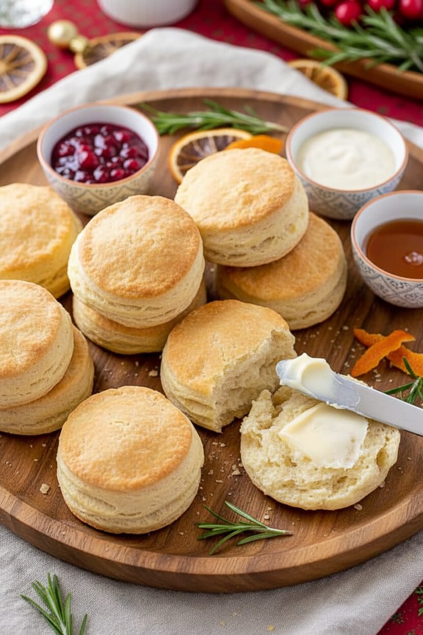 Flaky Festive Buttermilk Biscuits