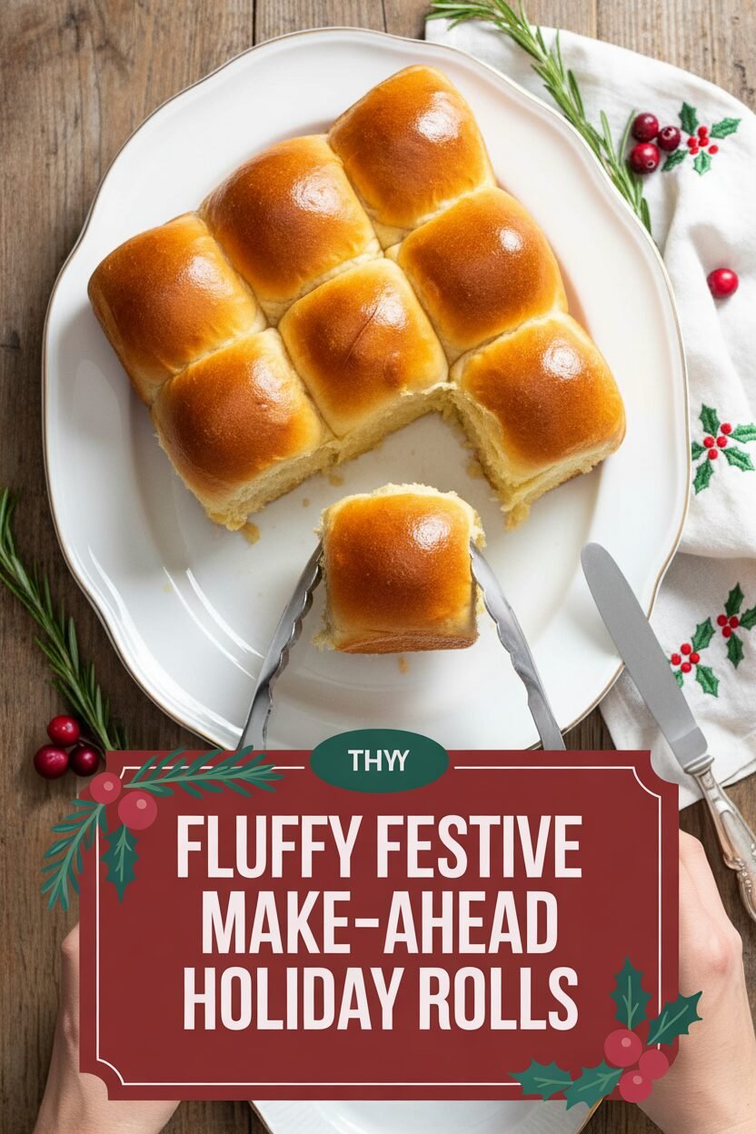 Fluffy Festive Make-Ahead Holiday Rolls