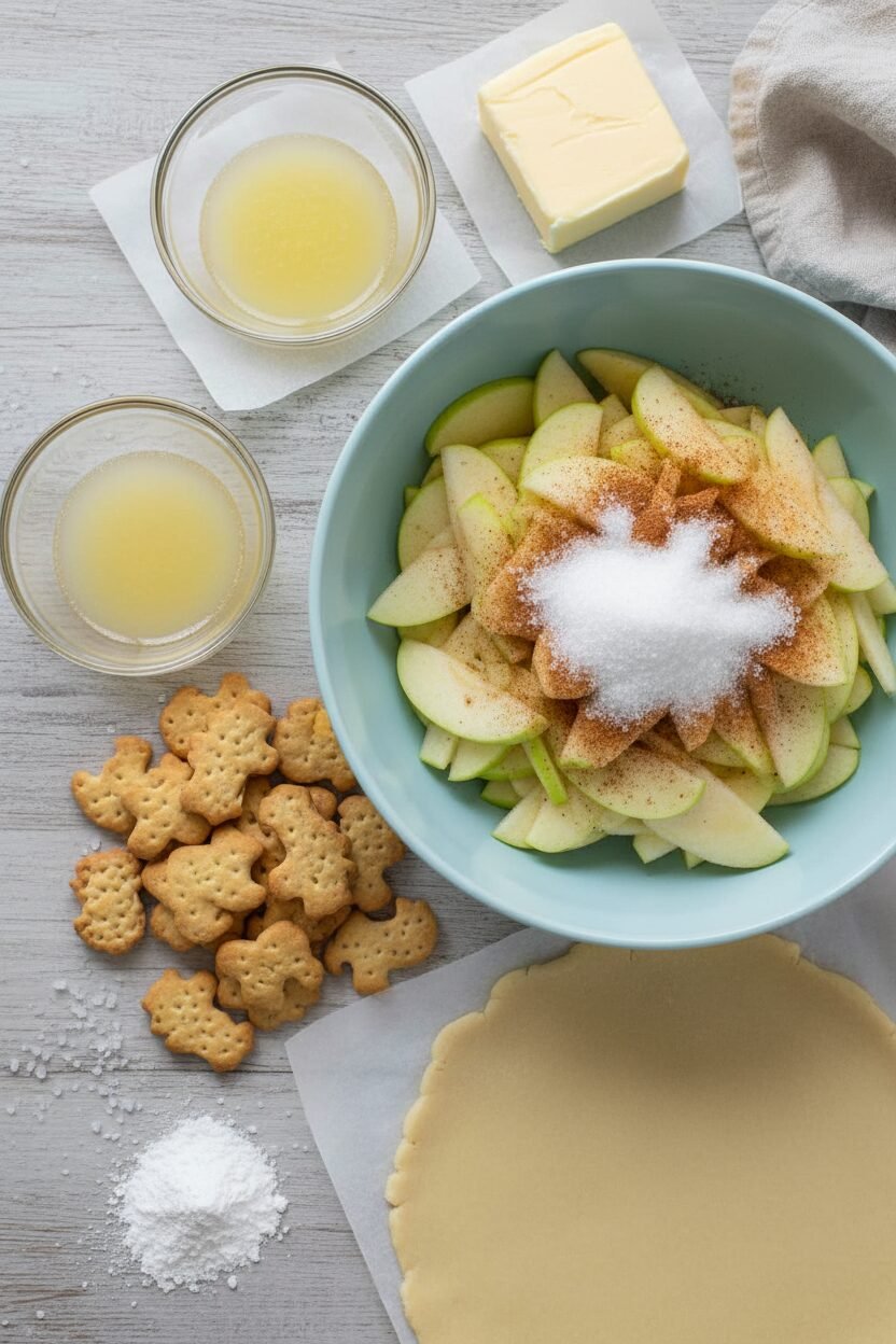 Frosted Apple Slab Pie Christmas