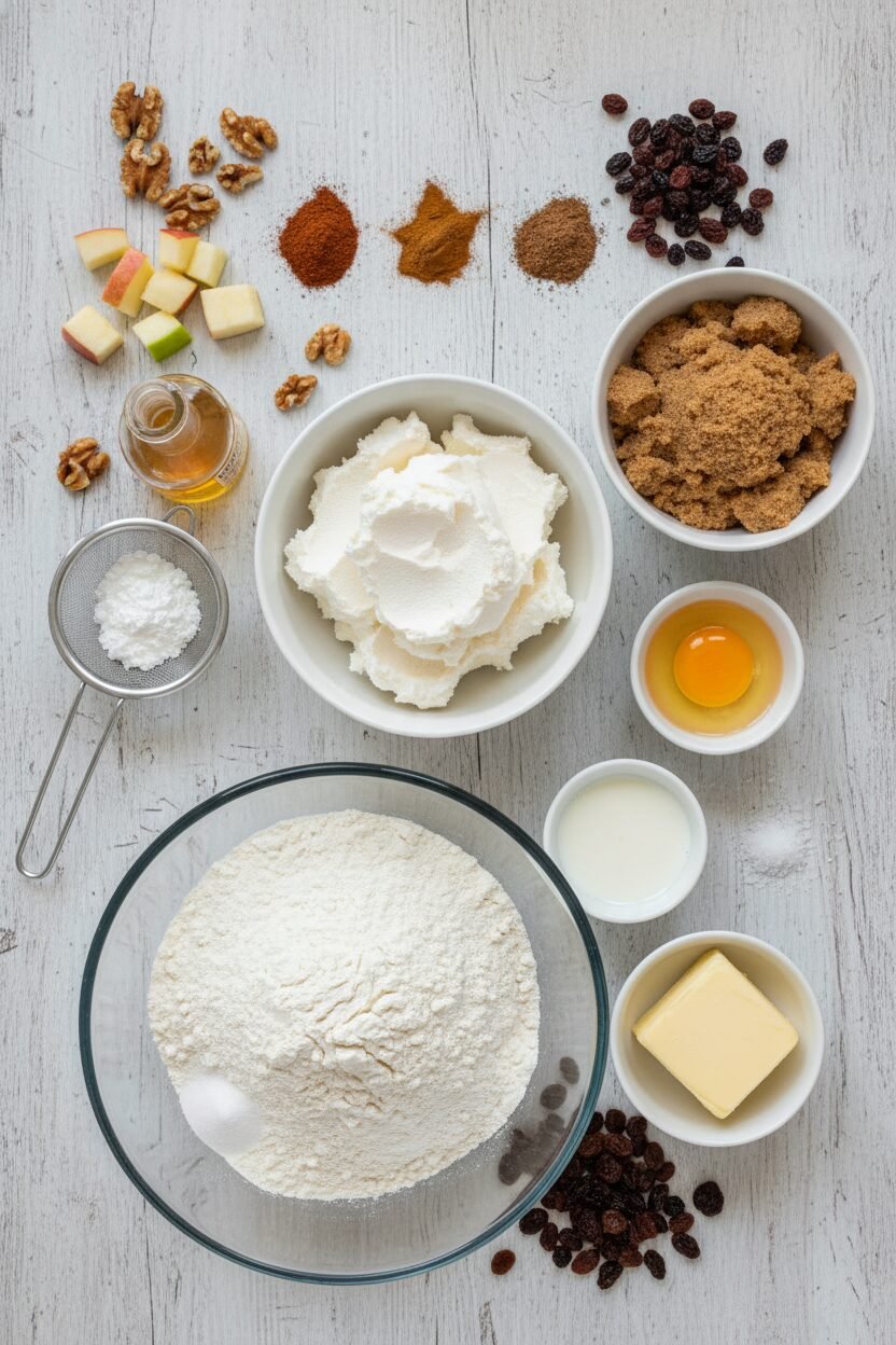 Frosted Apple Snowdrop Cookies