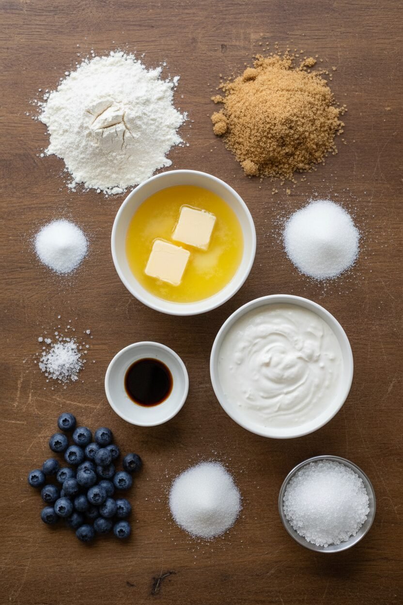 Frosted Blueberry Yuletide Scones