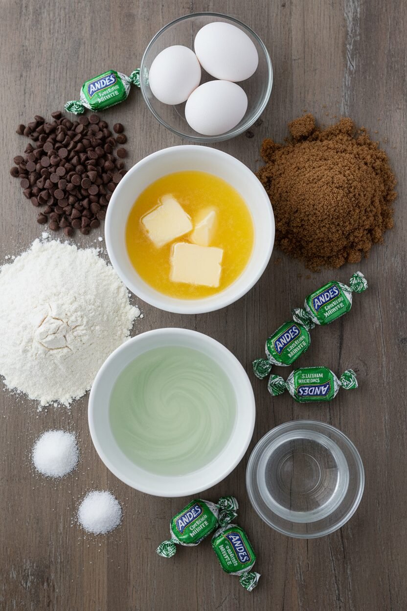 Frosted Chocolate Mint Snowflakes