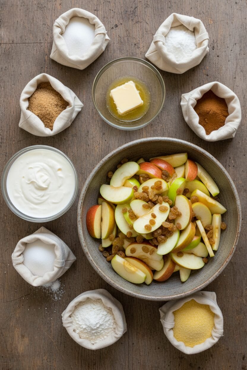 Frosted Dutch Apple Christmas Crisp