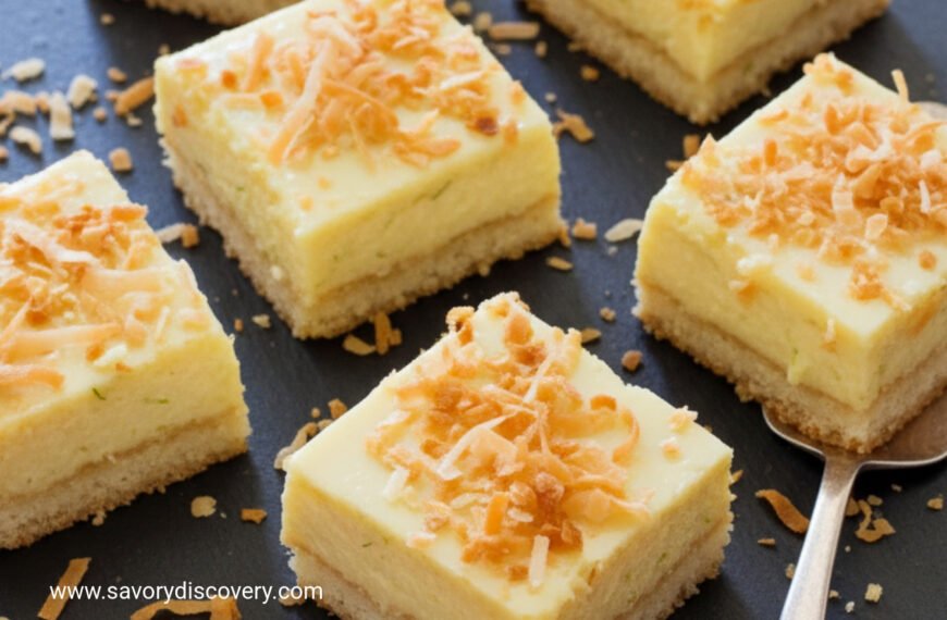 Frosted Key Lime Snow Bars