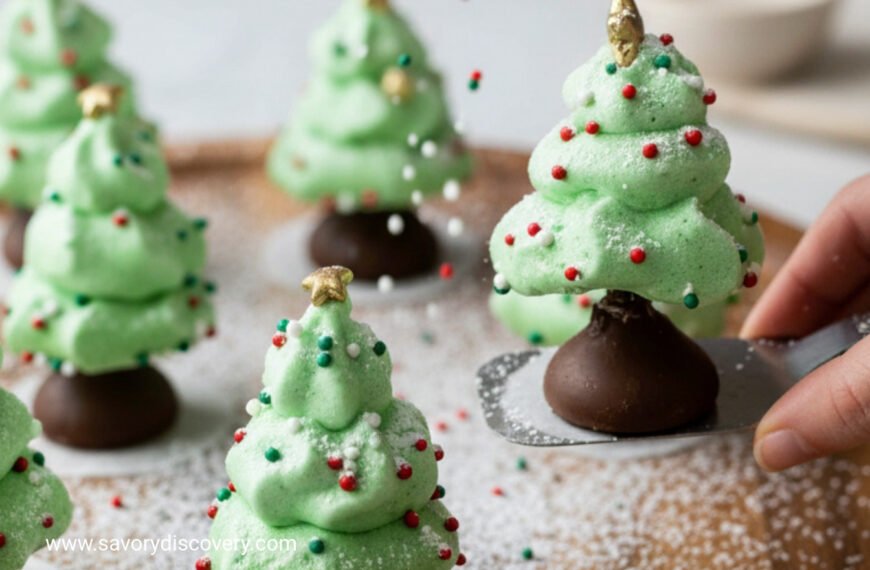 Frosted Meringue Forest Pines