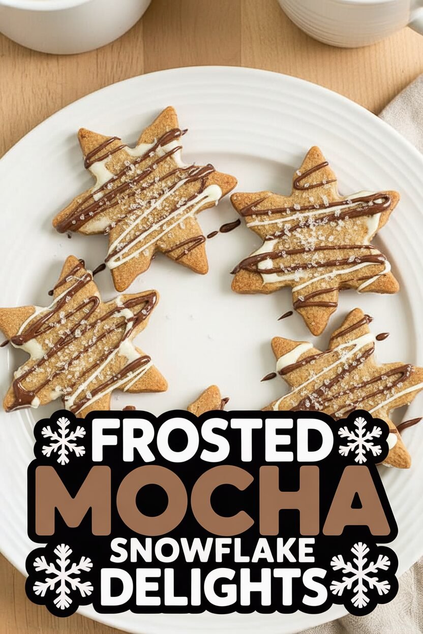 Frosted Mocha Snowflake Delights