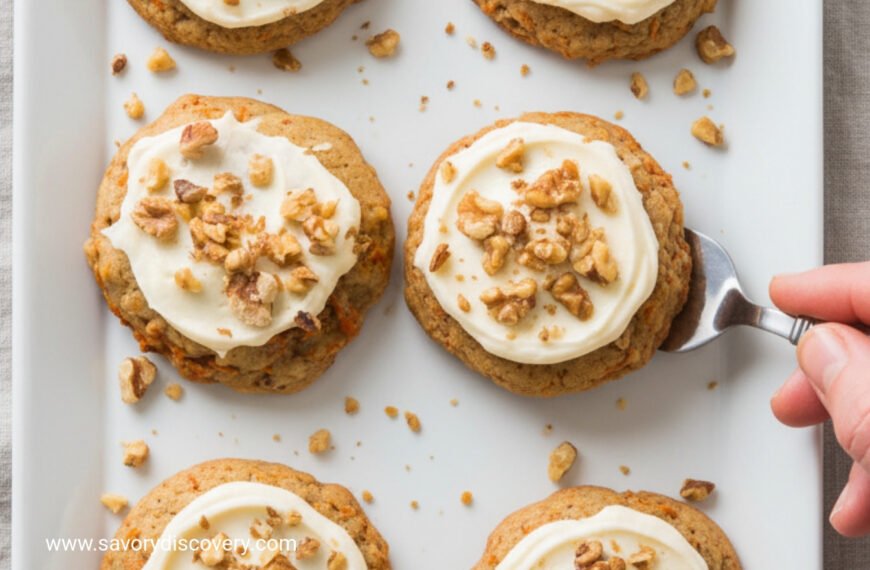 Frosted Spiced Carrot Cookie Bites