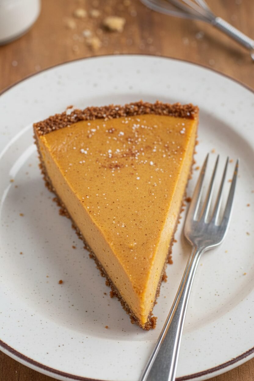 Frosty Spiced Pumpkin Slice