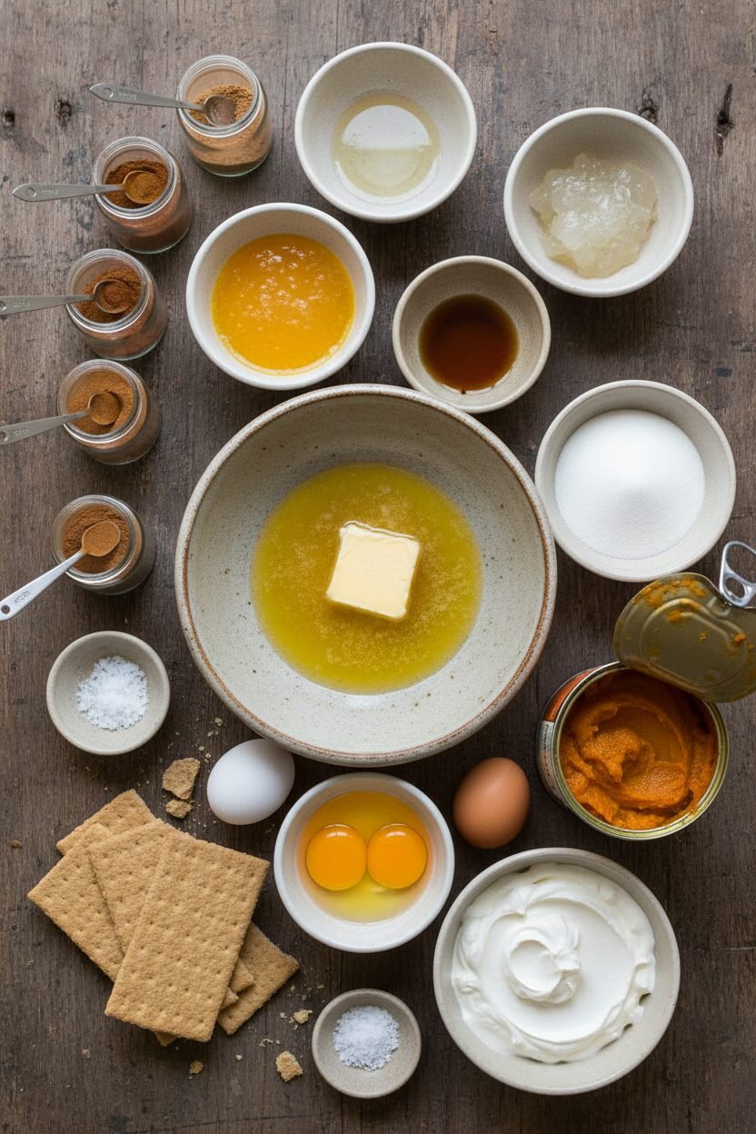 Frosty Spiced Pumpkin Slice